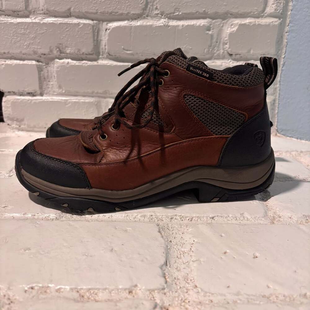 Ariat Terrain VentTEK 360 Hiking Boots Mens size 10D, Brown